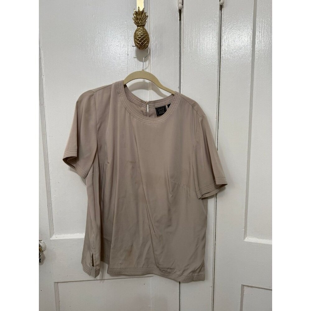 Laura Scott women’s size 18 W tan blouse